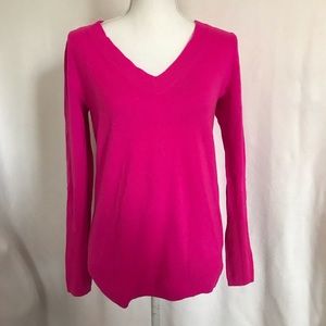 J Crew Italian Cashmere Pink Light Sweater
